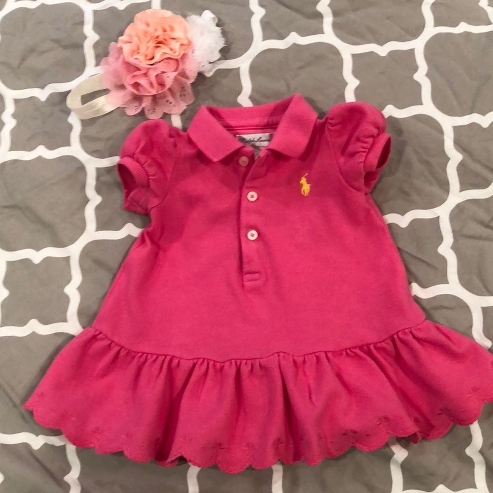 RALPH LAUREN PINK DRESS 3 Month